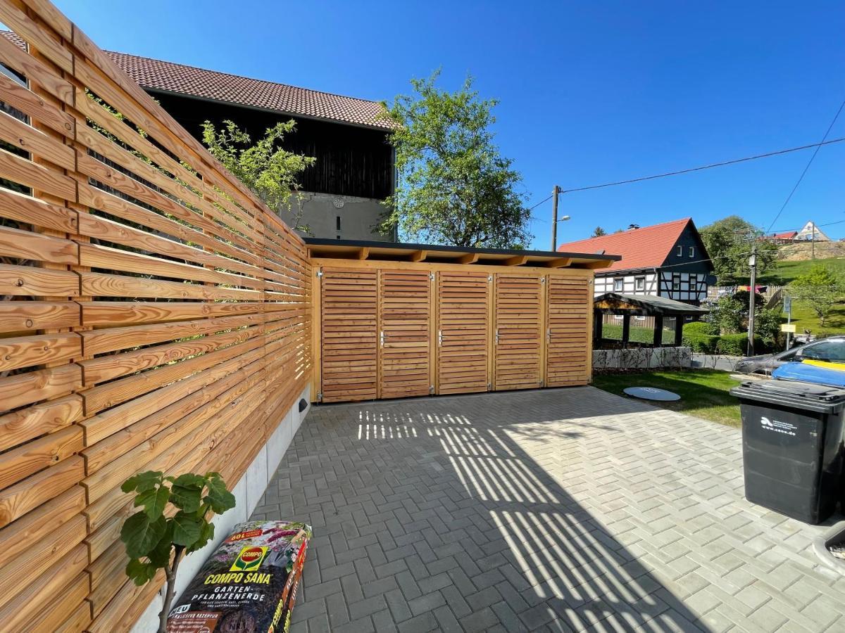 Neues Ferienhaus Kurort Gohrisch Buitenkant foto