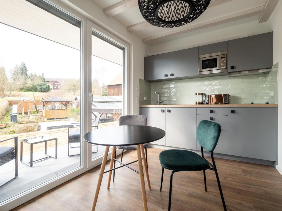Neues Ferienhaus Kurort Gohrisch Buitenkant foto